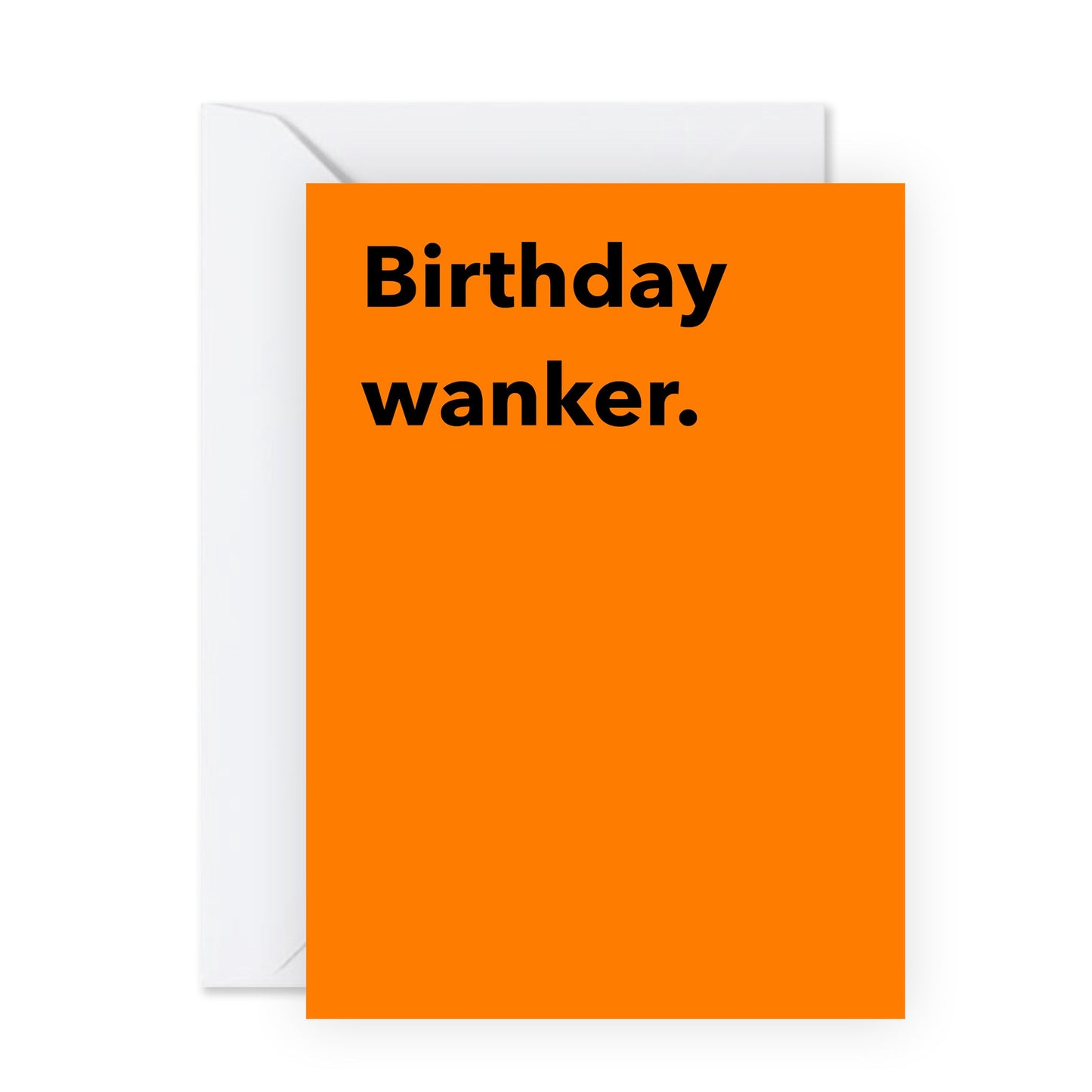 Funny Birthday Card - Birthday W*nker - For Men Boyfriend Husband
