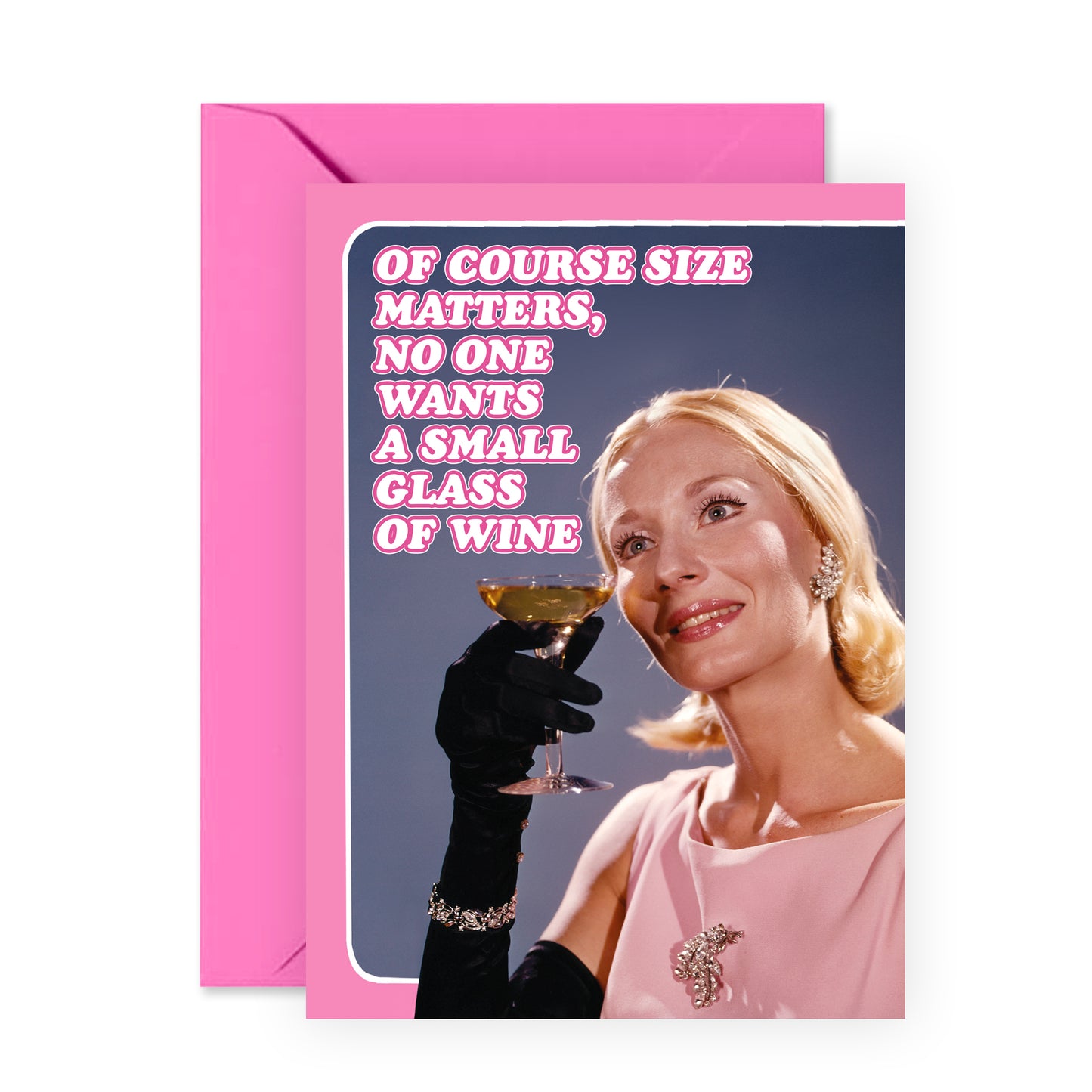 Funny Birthday Card - Of Course Size Matters - For Women