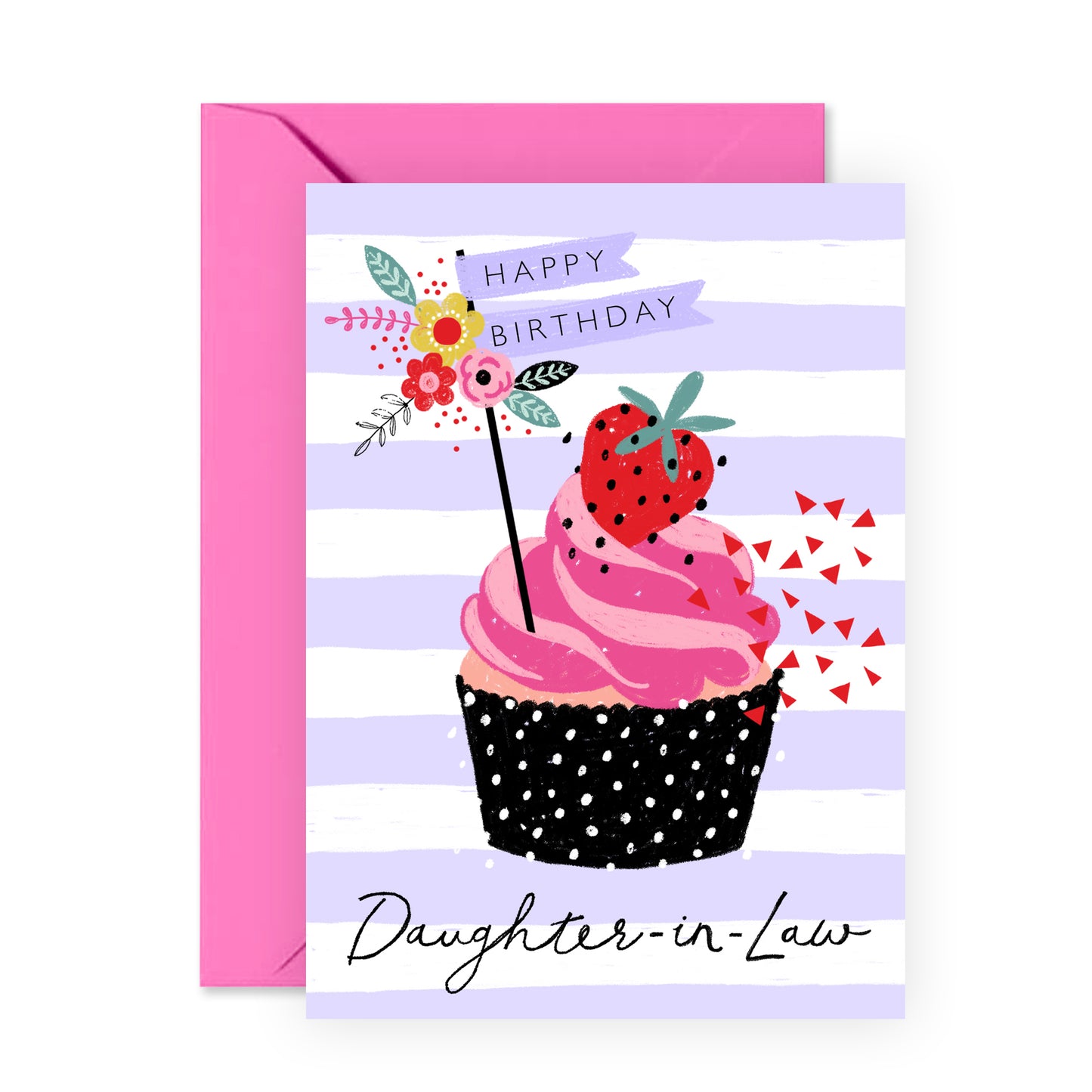 Daughter Birthday Card - Happy Birthday Daughter-In-Law - For Women Her Girls