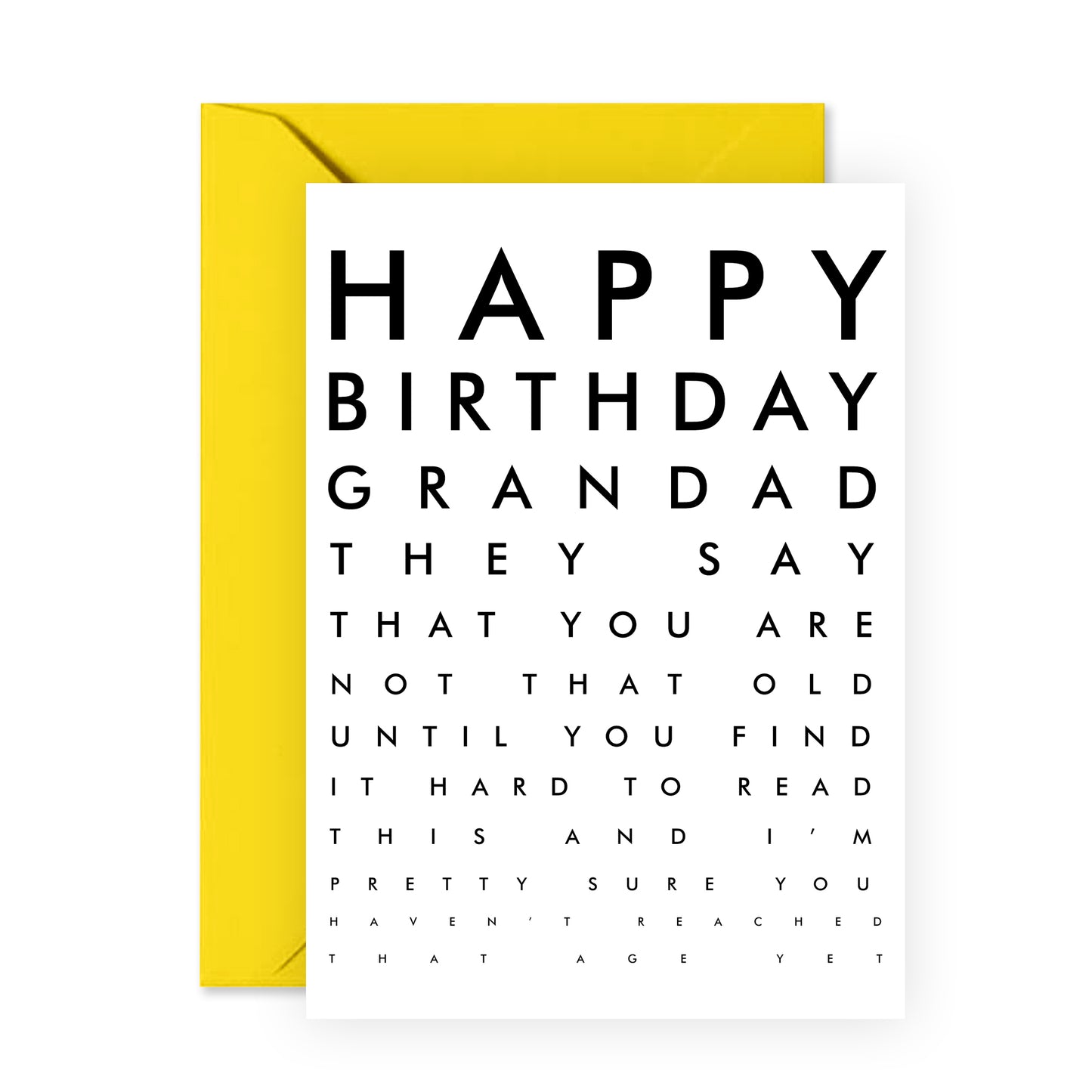Grandpa Birthday Card - Happy Birthday Grandad - For Men
