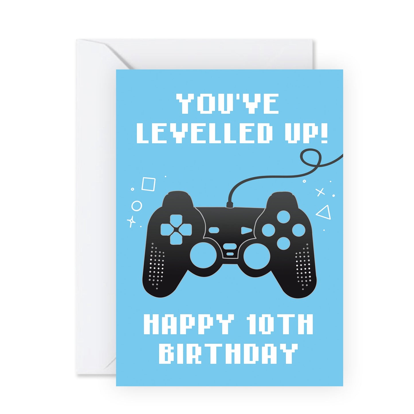 Gamer Birthday Card - Happy 10th Birthday - For Him Her Boys Girls