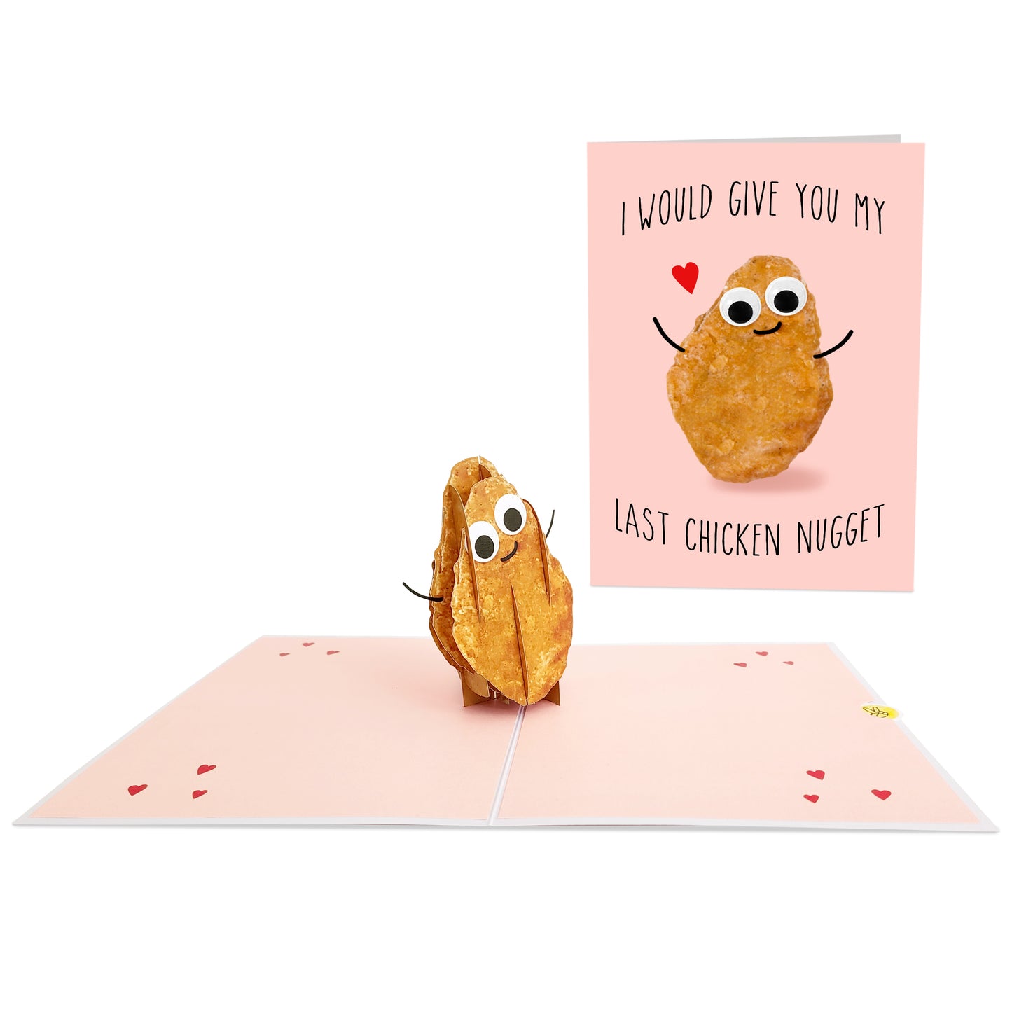 Nugget Pop Up Card - Chicken Nugget - For Men Women Boys Girls Him Her