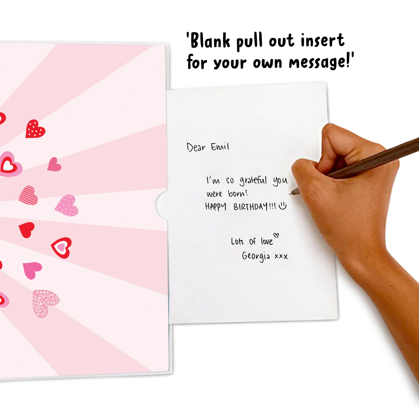 Cute Pop Up Card - Love You Longer - For Men Women
