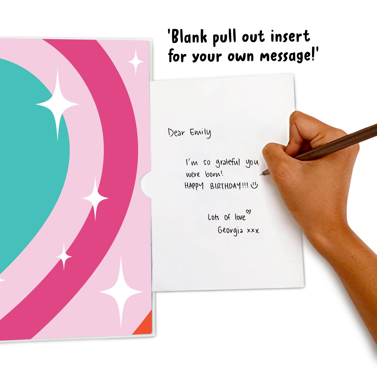 Funny Pop Up Card - Me Being Your Daughter - For Mom Dad Men Women