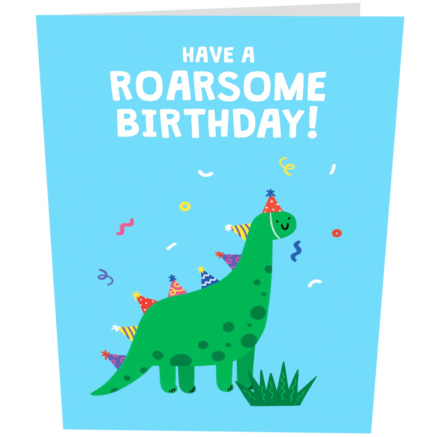 Dinosaur Pop Up Card - Roarsome Birthday - For Kids Boys Him