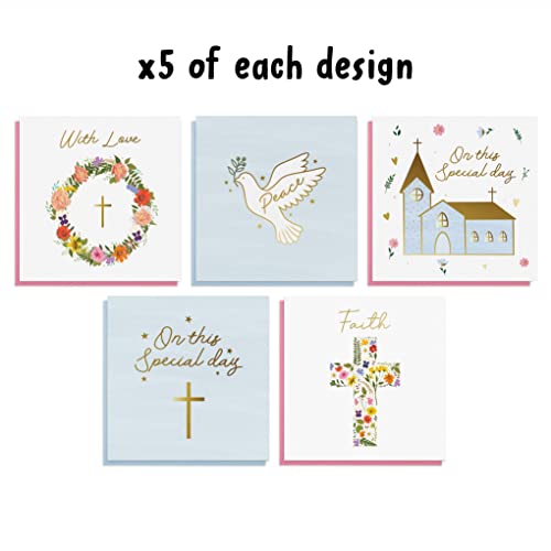 Sweet Faith Birthday Cards Multipack - 20 Pack Assortment - For Men Women Boys Girls Him Her